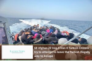 Turkish Coast Guard: 68 Afghan 22 Iraq 5 Iran 4 Turkish Citizens try to attempt to leave the Turkish illegally a way to Europe