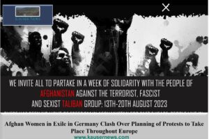 Afghan Women in Exile in Germany Clash Over Planning of Protests to Take Place Throughout Europe