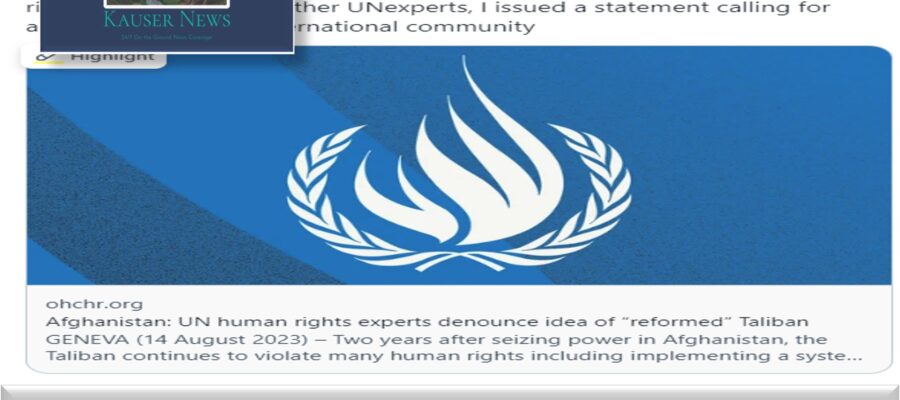 Afghanistan: UN human rights experts denounce the idea of a “reformed” Taliban
