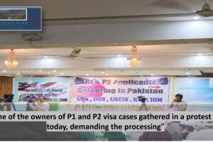 “Some of the owners of P1 and P2 visa cases gathered in a protest rally today, demanding the processing”