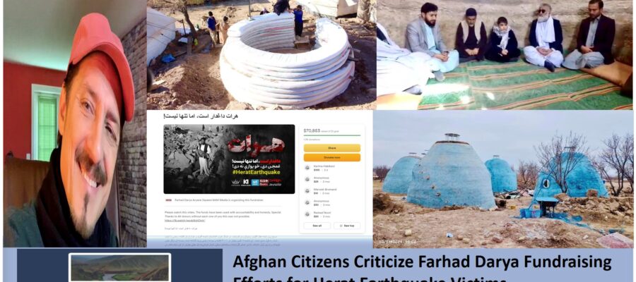 Afghan Citizens Criticize Farhad Darya’s Fundraising Efforts for Herat Earthquake Victims