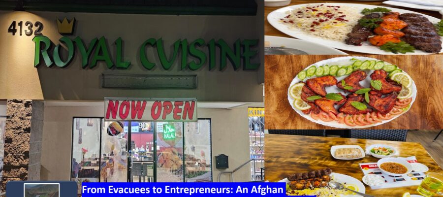 From Evacuees to Entrepreneurs: An Afghan family  opens their dream restaurant, Royal Cuisine