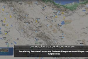 Escalating Tensions! Iran’s Air Defense Response Amid Reports of Explosions