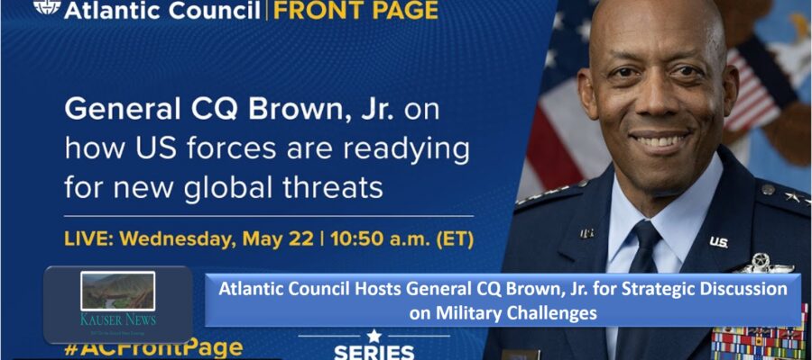 Atlantic Council Hosts General CQ Brown, Jr. for Strategic Discussion on Military Challenges
