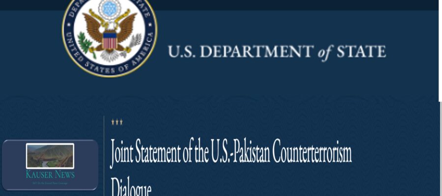 Joint Statement of the U.S.-Pakistan Counterterrorism Dialogue