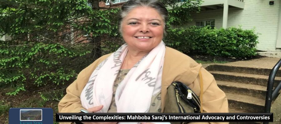 Unveiling the Complexities 40 Women’s: Mahboba Saraj’s International Advocacy and Controversies