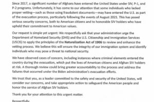 Kauser News Team Advocates for Afghan Immigrants: A Letter to Former President Donald J. Trump