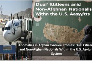 Anomalies in Afghan Evacuee Profiles: Dual Citizens and Non-Afghan Nationals Within the U.S. Asylum System
