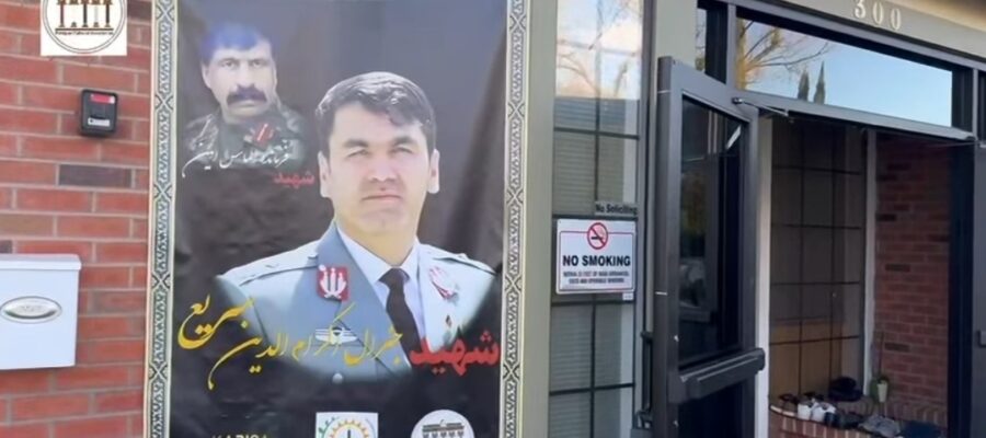Tajik Community Gathering in Sacramento Honors Afghan Army Martyr General Ekramuddin Sari’ and Commander Amin Almas, Killed in Iran.
