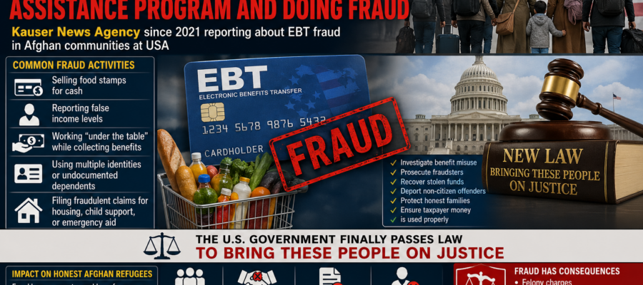 Widespread Misuse of Assistance Programs Among Afghan Refugees After 2021: A Growing Crisis